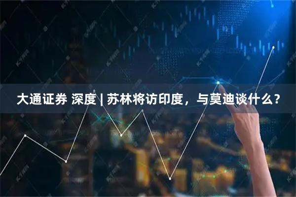 大通证券 深度 | 苏林将访印度，与莫迪谈什么？